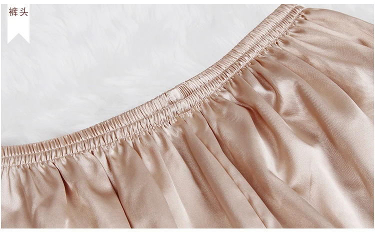 pijamas sensuais de seda cetim, conjuntos de