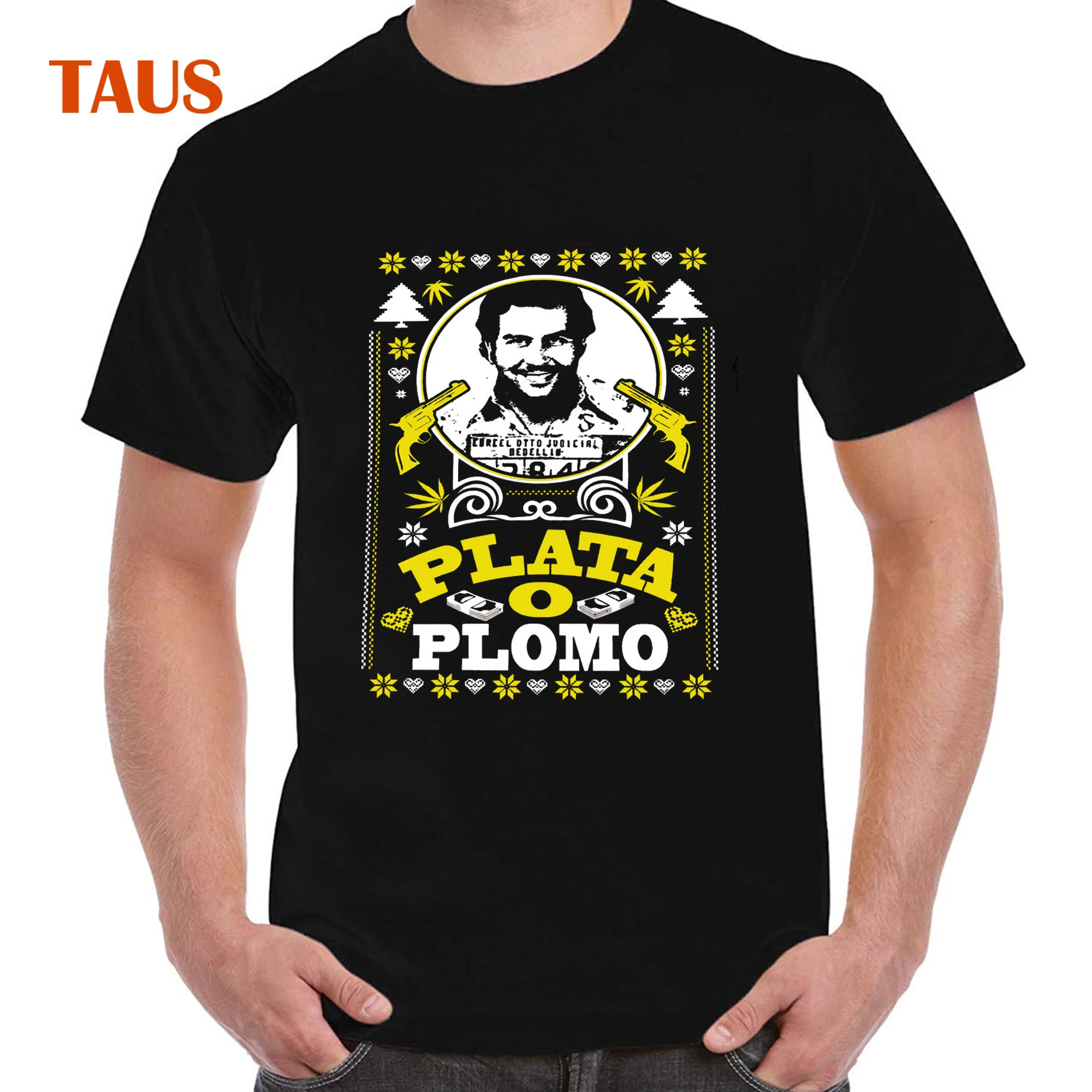 campus Il beschermen Pablo Escobar Plata O Plomo Lelijke Kerst Trui Holiday Party Xmas T  shirt|T-shirts| - AliExpress