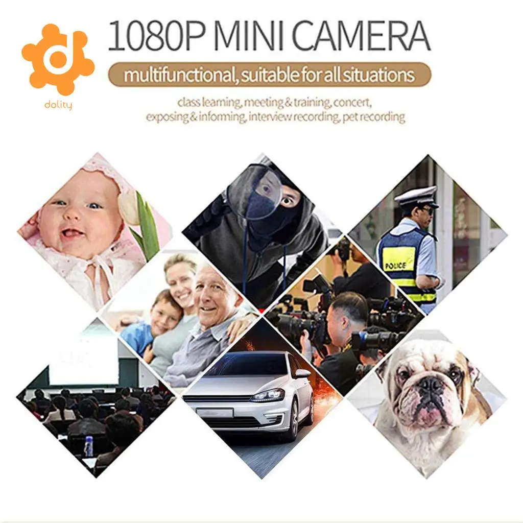 1 Piece Car Mini Vehicles SQ13   Camcorder DVR DV Camera Recorder Sport Video Black 