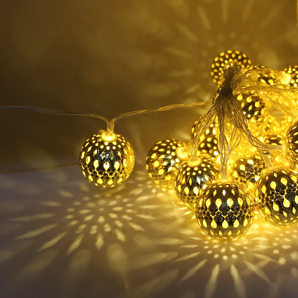 

5m Creative DIY LED String Lights Bubble Ball Globe USB / AA Battery Christmas Holiday Party Garden Decorative Fairy Lights