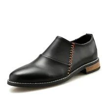 JAR;IF Split PU Leather Men Casual Shoes New 2017 Lace-Up Rubber Sole Men Shoes Fashion Male Footwear Flats Fashion