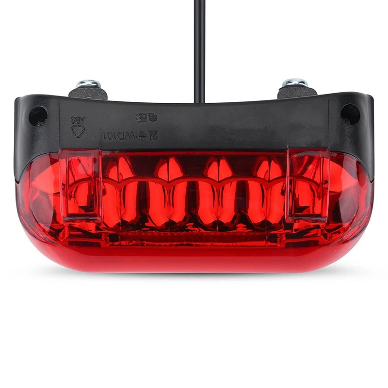 Electric Bicycle LED Tail Light 48V Brake Light Turn Signal Rear Lamp for E-bike electric scooters 110 x 60 x 35mm