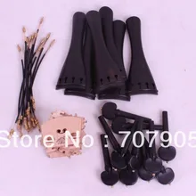 Новинка, 5 комплектов, 4/4 скрипки, деревянные части, задняя часть, хвостовый тростниковый мост# E17-2