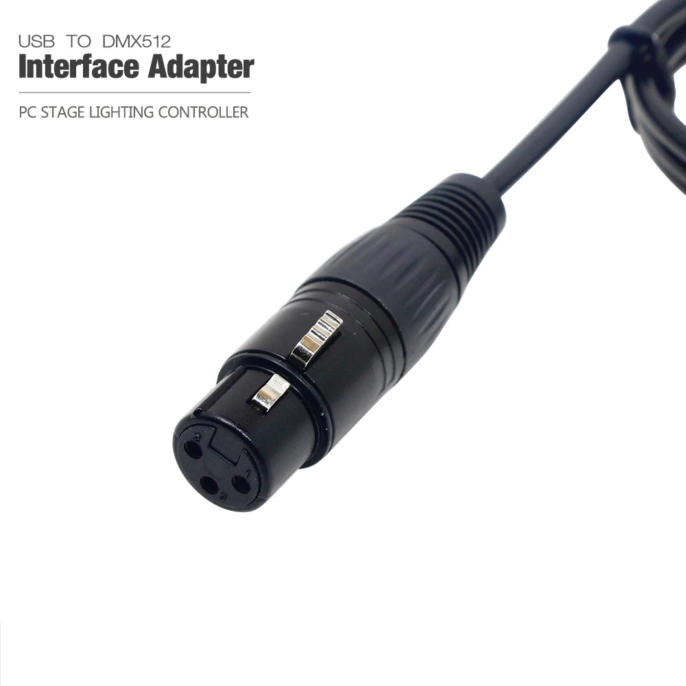  Lixada USB to DMX Interface Adapter Controller DMX512