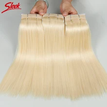 Sleek 18-25-Year-Old Girl With Healthy Hair 613# Soft&113g/Pcs Brazilian Virgin Hair Top Quality 3Pcs/Lot Brazilian Straight Hai