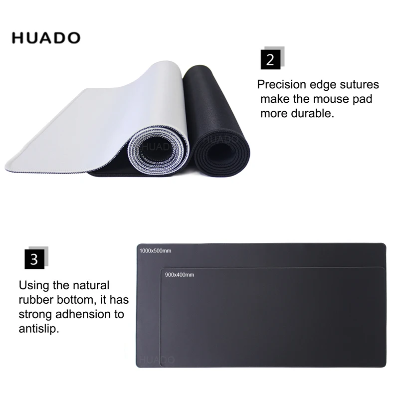 Almofada de Borracha Antiderrapante 900x40 do Rato do Jogo dos Mousepads 1000x500 mm Borda Que Trava Tapetes do Jogo do Tapete do Rato para o Computador do Computador Portátil - Imagem 3
