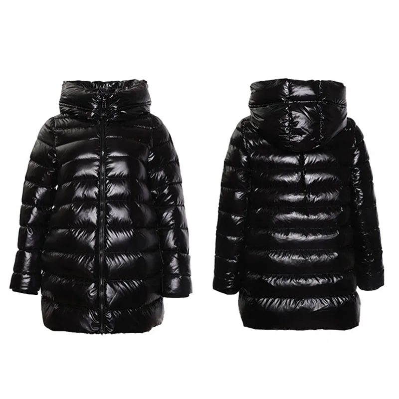 Women White Duck Down Coat 2018 Winter Fashion Warm Hooded Wadded Down Jacket Loose Casual Waterproof Cotton Padded Parkas RS58