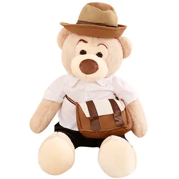 

95cm Hat teddy bear Children gifts Boys girls toys Cute teddy bear Cute soft toys for Kids girl plush Teddy Stuffed