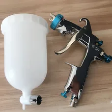 Пластиковые 400cc чашка пистолет-распылитель W-101 воздуха распылительный пистолет ручной пистолет-распылитель, 1,0/1,3/1,5/1,8 мм наивысшего качества, W101 распылительный Воздушный пистолет-распылитель