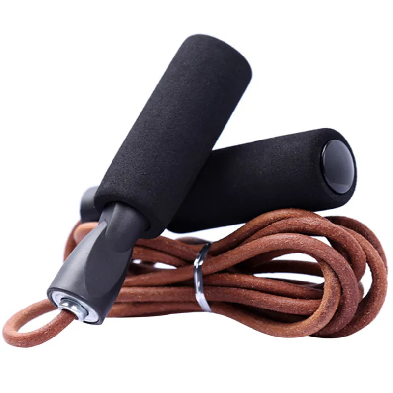 

Crossfit New design Jump Rope for Strength Training Rope Speed Professional Skipping Rope Super Quality Brown