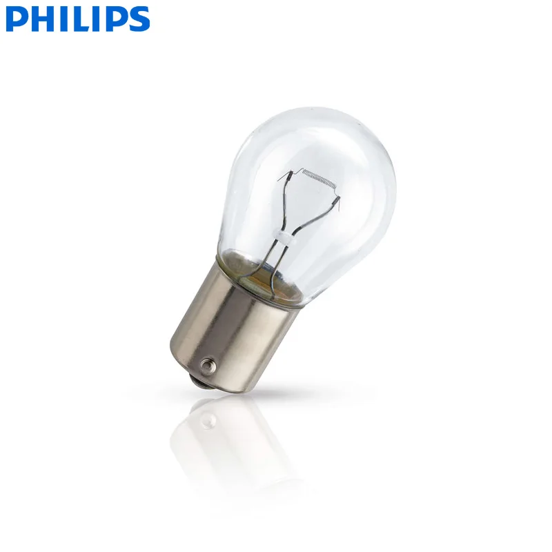 Philips Vision P21W S25 12498CP BA15s, стандартные поворотные сигнальные лампы, Оригинальные противотуманные лампы, светильник заднего хода,, 10 шт