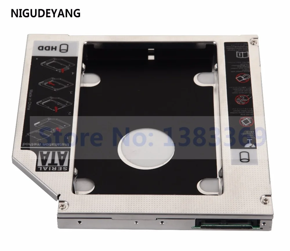 NIGUDEYANG 2nd SATA жесткий диск SSD 12 7 мм Caddy адаптер для Dell Inspiron 1440 1464 1545 1564 1750 1764 Swap GT30N
