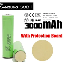 4 шт./партия,, 3,7 в 18650 3000 мАч, литиевая аккумуляторная батарея