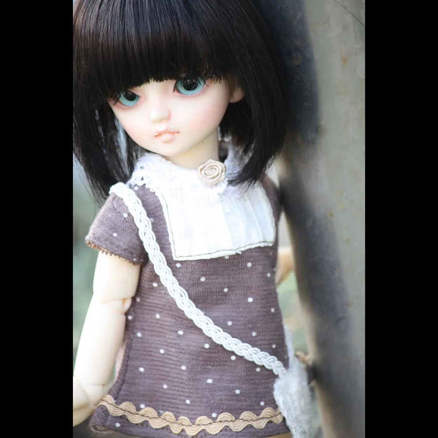 Cateleya Новый BJD SD кукла одежда милая маленькая сумка Топ кофе коричневый bb Размер 1/3 1/4 1/6