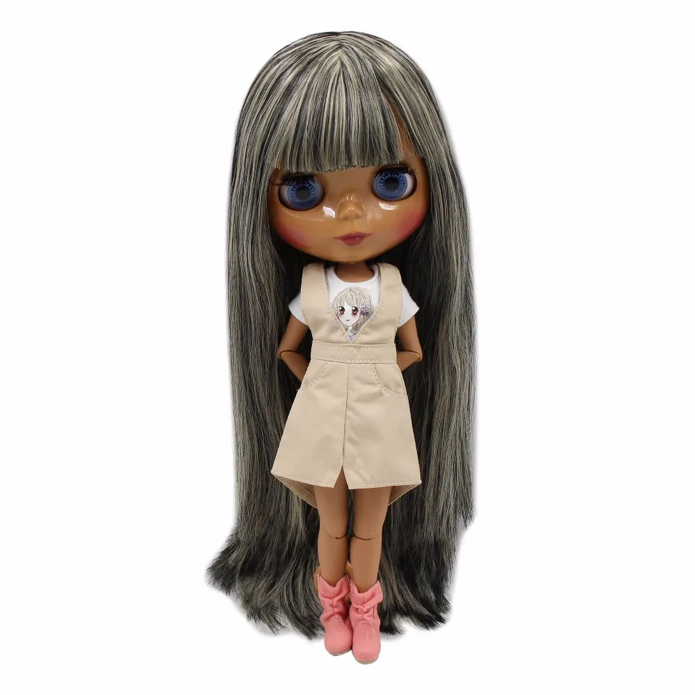 Blyth 1/6 кукла Обнаженная тела 30 см игрушки BJD разных типов кожи загар с макияжем DIY модные куклы подарок для девочки