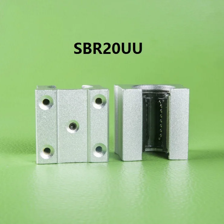 20 шт./лот SBR20UU мм Линейный Корпус unti линейный открытый Тип блока скольжения