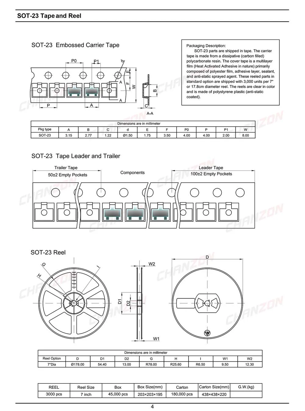 (100 шт.) BAT54C SMD Schottky барьерные выпрямительные диоды 200мА 30В SOT 23 (SOT 3) 0.2A 30 вольт