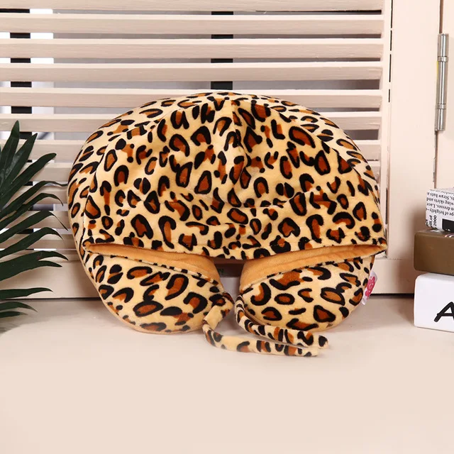 Hooded-16 25 видов мультфильмов u-образная Толстовка дорожная подушка для шеи Подушка для сна Kawaii животные подушки с капюшоном для самолета домашний текстиль - Цвет: Hooded-16