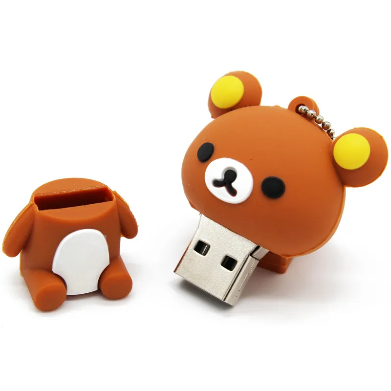 USB 3,0 милый флеш-накопитель Rilakkuma Bear style 16GB 32GB 64G 128G 256GB USB флеш-накопитель карта памяти U диск флешка