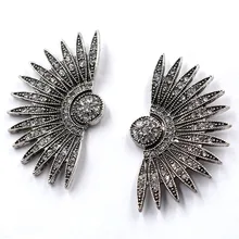 Новинка, трендовые модные стильные польские раковины, этнические милые Простые индивидуальные милые Популярные изысканные винтажные большие серьги-гвоздики