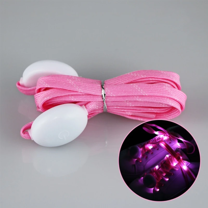

Unisex LED Glowing Shoelaces Multicolor Flashing Luminous Outdoor Party Kit Shoestrings Solid PP New Fashion