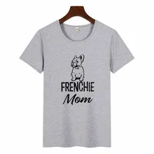 T-Shirt Kawaii avec bouledogue français dans ma poche pour femme, haut avec imprimé, humoristique, Harajuku