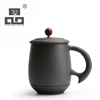 

TANGPIN drinkware japanese ceramic coffee mugs travel tea cup with filter ceramic coffee teacup porcelain milk cups