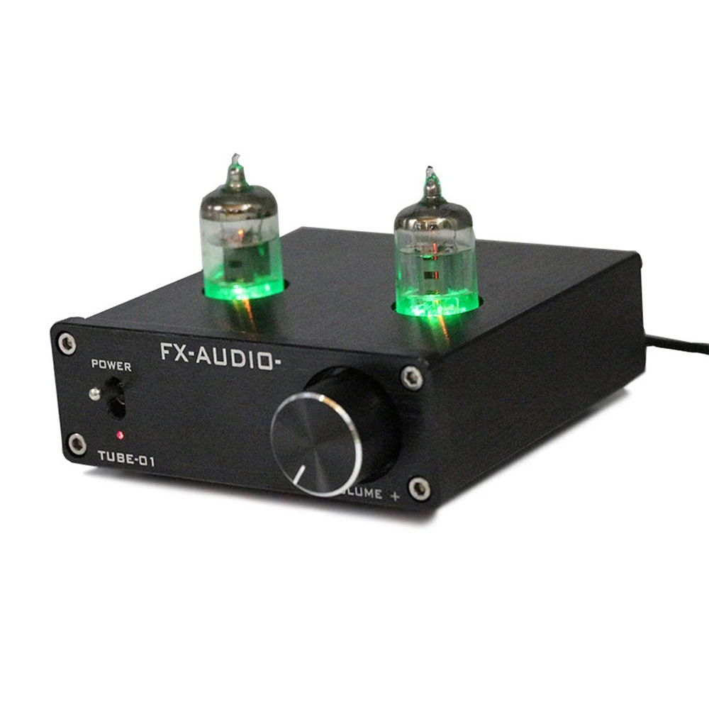 

FX-Audio TUBE-01 Desktop Preamplifier Hifi Tube Amplifier 6J1 Tube Preamp Amp