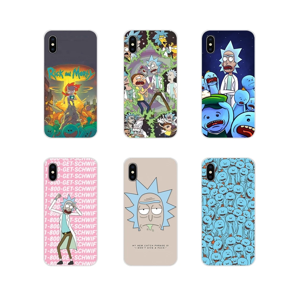 

For Xiaomi Redmi Note 6A MI8 Pro S2 A2 Lite Se MIx 1 Max 2 3 For Oneplus 3 6T Fashion Rick and Morty Sale Soft Transparent Cases
