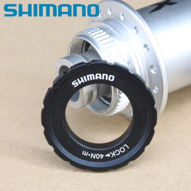 Shimano через ось ступицы колеса XT M8010 Центральный замок диск ротор E THRU BOOST внешне