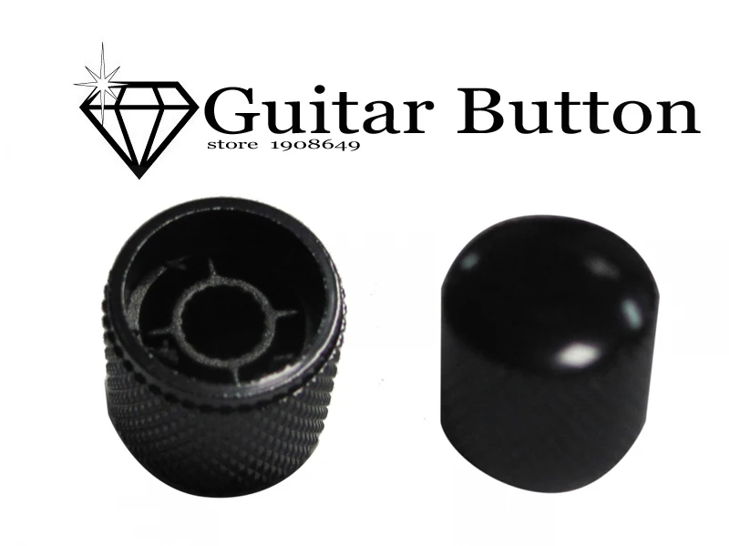 Muse New Arrival Professional Metal Push On Guitar Knobs Coarse Knurl