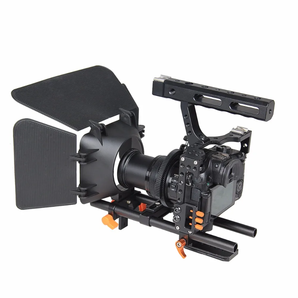 Dslr Video Stabilizer Film Movie Making Camera Cage With 15mm Rod