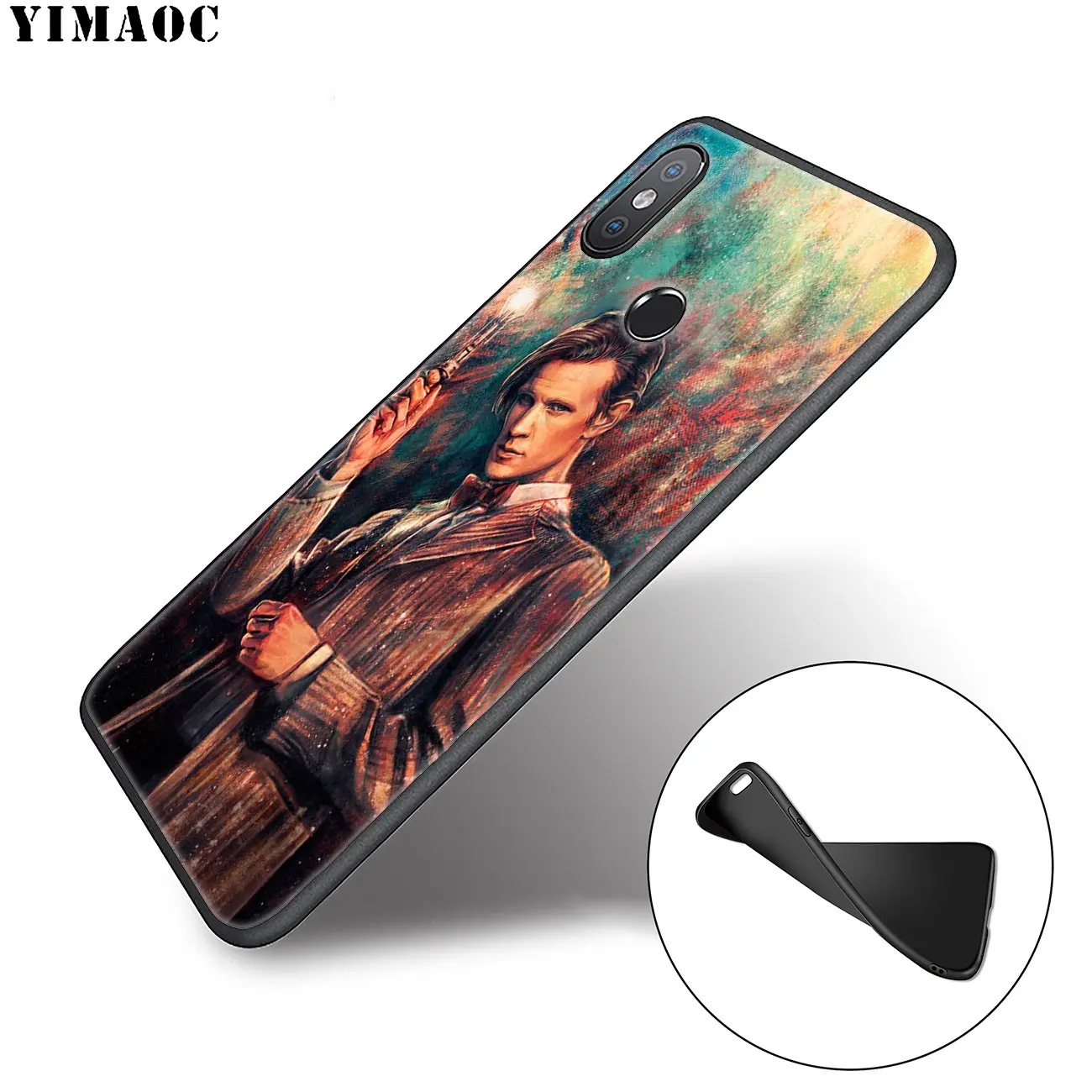YIMAOC Tardis Box Doctor Who Мягкий силиконовый чехол для Xiaomi Redmi K30 K20 Note 8 8T 7 5 6 Pro Mi черный