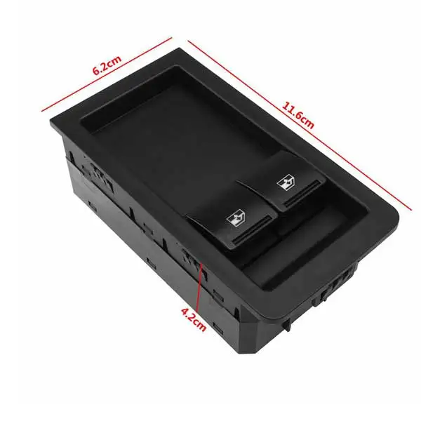 

13 Pins 2 Button Car Electric Window Switch Control For Holden Commodore VY VZ SS UTE #92111644 Black ABS