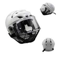 GY SPORTS Free Shipping Hockey Sport Protector Ice Hockey Player Helmet with cage face shield