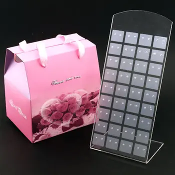 

5PCS Plastic Earrings Holder Display Showcase Stand 36 Pairs HOT