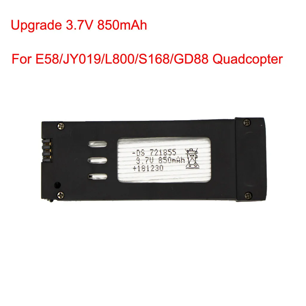 

1Cable + 3 x3.7V 850mAh Battery For Eachine E58/ S168/ JY019 RC Quadcopter Drone Drop Shipping new arrival