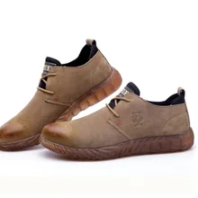 Модная мужская Рабочая защитная обувь со стальным носком, защитная обувь, пуленепробиваемая подошва, легкая изоляция, сварочная машина