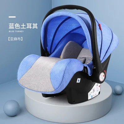 Парные Детские коляски могут лежать съемные легкие складные второй ребенок двойной размер сокровище тележки с автокреслом - Цвет: blue