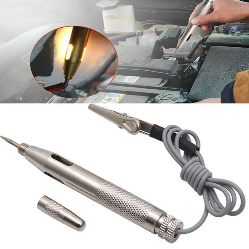 

Auto Car Motorcycle Circuit Tester Carbon Steel Gauge Test Voltmeter Light 6V 12V 24V Non-contact Voltage Measuring Instrument