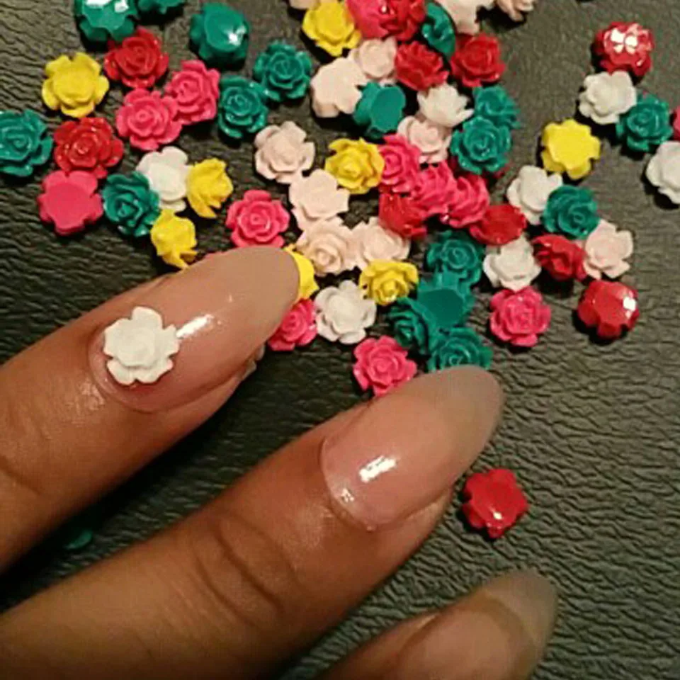 6mm Flowers Nail Stickers Art Decorations Unas Nailart 6mm Flowers Nail Stickers Art Decorations Unas Nailart Manicure Design Nagel Decoratie New Arrive Zj1098 In Rhinestones