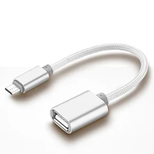 mini usb Adapter Micro USB To USB 2.0 Converter OTG Cable For Android Galaxy S3/4 S5 Xiaomi Tablet Pc To Flash Mouse Keyboard