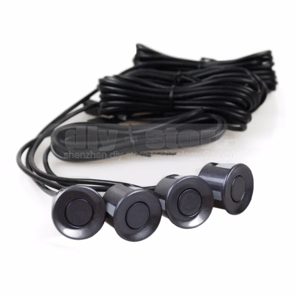 DIYSECUR Wholesale 4pcs Assistance Reversing Radar Rrobe Parking Sensors Black Blue Gray Red White Silver Green Yellow
