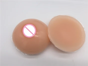 

500g/Pair A Cup Artificial Boobs Breast Prosthesi Circular Silicone Breast Forms For Crossdresser Drag Queen Shemale Transgender