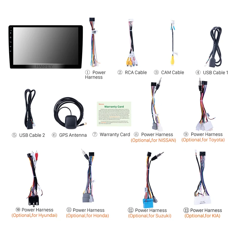 Discount Harfey Universal Car Radio Android 8.1/7.1 GPS Audio 10.1" Head Unit Touchscreen Multimedia Player with Bluetooth AUX DVR 4G 4 Discount Harfey Universal Car Radio Android 8.1/7.1 GPS Audio 10.1" Head Unit Touchscreen Multimedia Player with Bluetooth AUX DVR 4G 4