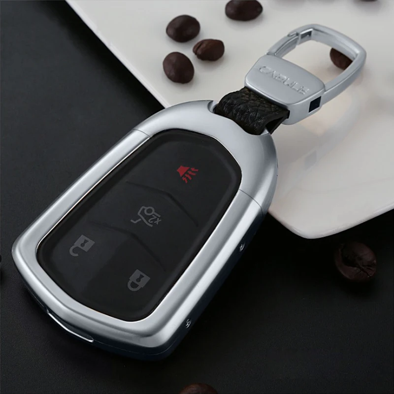 

New High Class Aluminium Alloy Car Key Case Cover For Cadillac XT5 XTS ATS Key Shell Holder Business Style Car Accessories Male