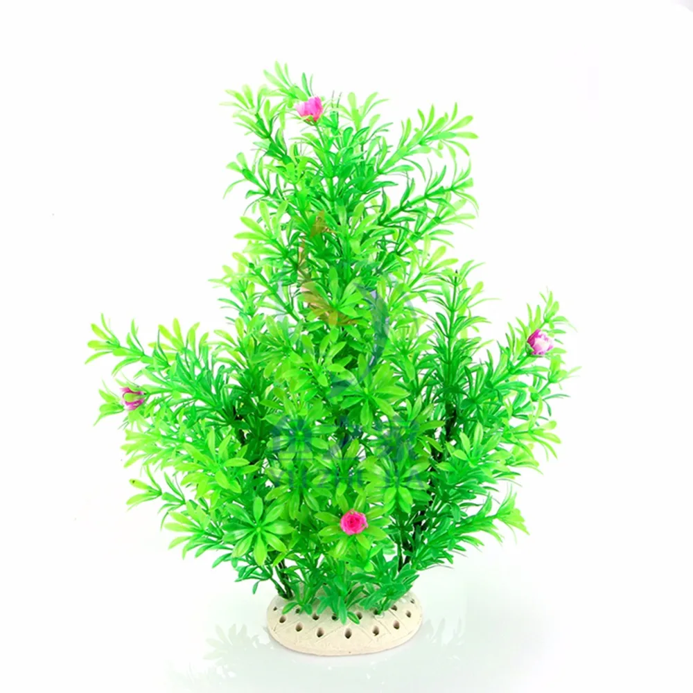 1Pcs Artificial Aquarium Plants Aquatic Green Plant Aquarium Fish Tank