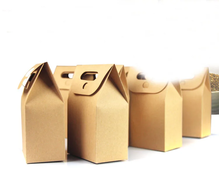 10 15 5 6cm 30pcs Lot Hot Natural Kraft Paper Bags Party Gift Packing Box Cookie Candy Nuts Bag Diy Gift Handle Packing Box Gift Packing Box Gift Boxes Boxesbox Gift Box Aliexpress