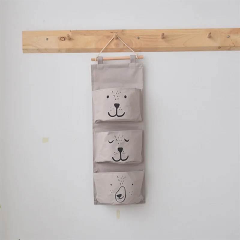 JX-LCLYL Wall Hanging Storage Bags Children Kids Room Linen Closet Stuff Organizer Pouch