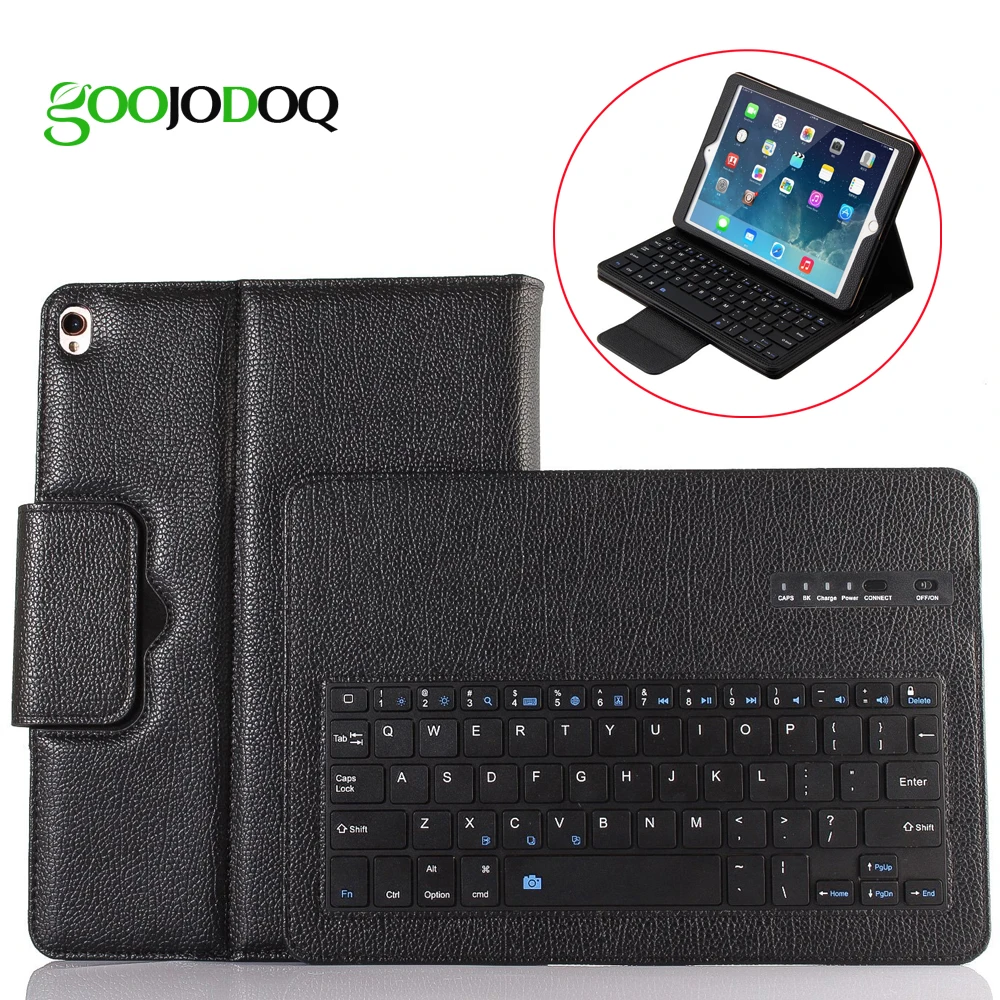 

Keyboard Case For iPad 2017 9.7 2018 / Air / Air 2 Case PU Leather Magnetic Cover for iPad 2018 9.7 Case with Bluetooth Keyboard